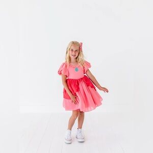 Taylor Joelle Pink Petals Dress (Princess Peach/Gaming Princess deluxe dress)